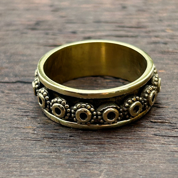 Brass-Works Brass Fidget / Spinning Ring