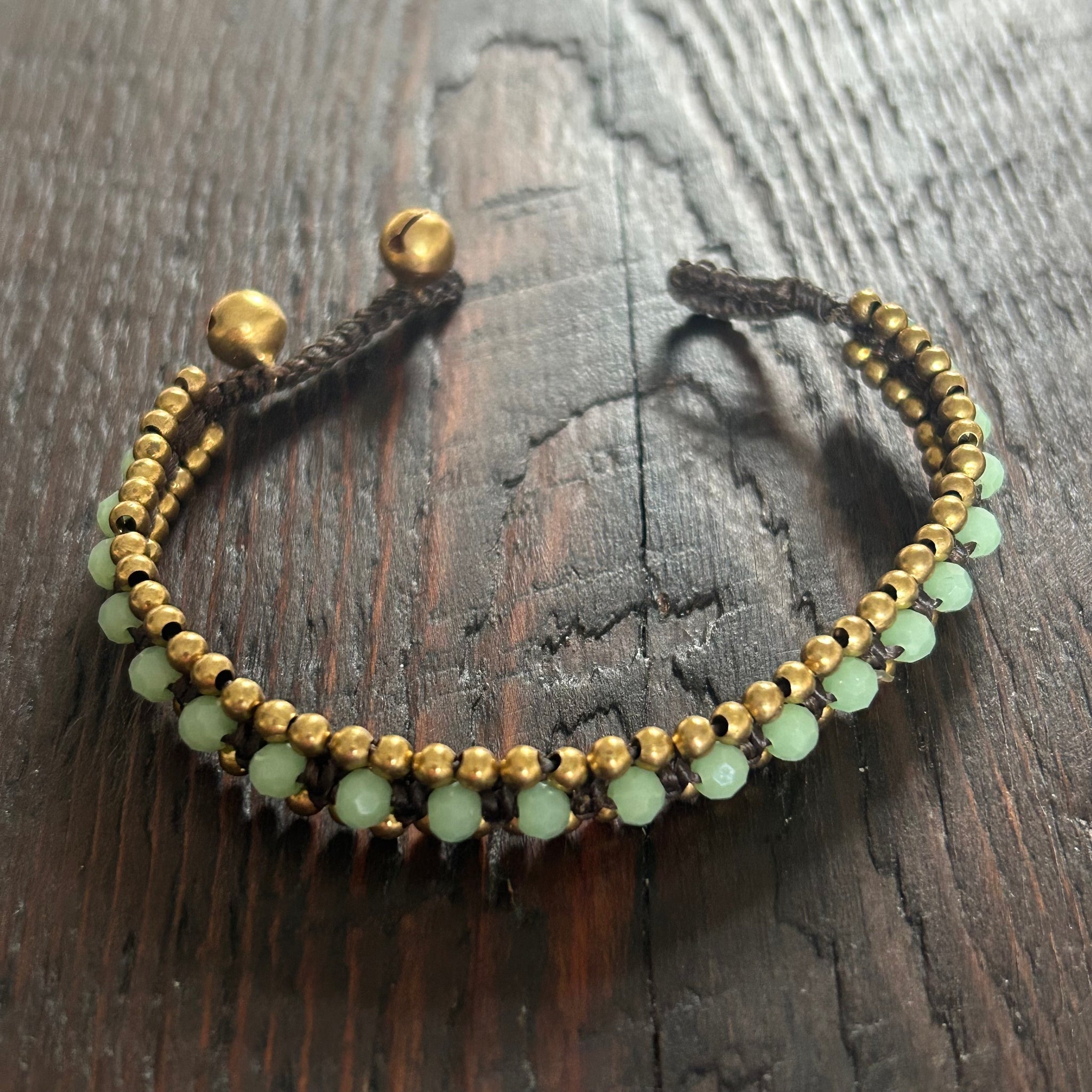 'Bead Love' Bead Band Bracelet (Mint Green)