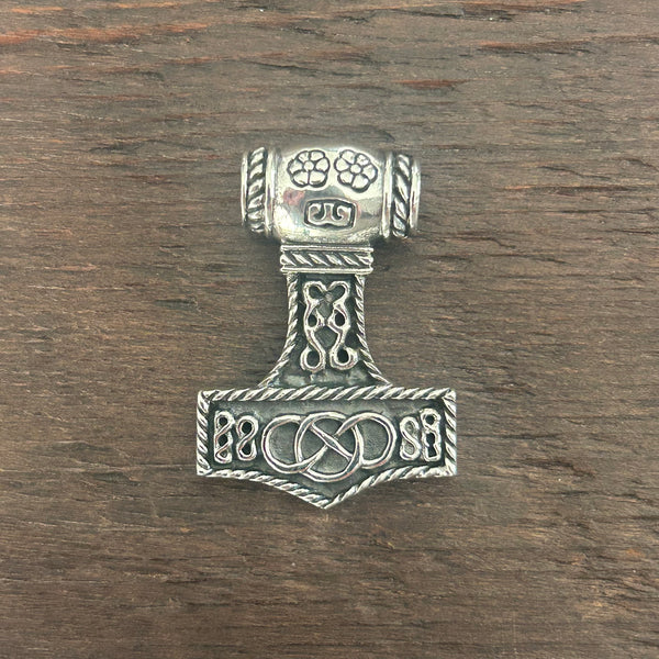 Viking / Thor's Hammer Sterling Silver Pendant