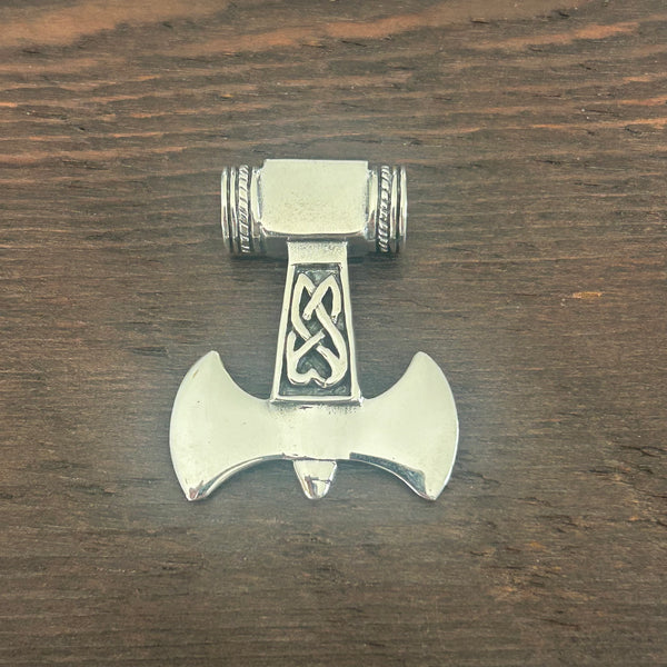 Viking / Thor's Hammer Sterling Silver Pendant