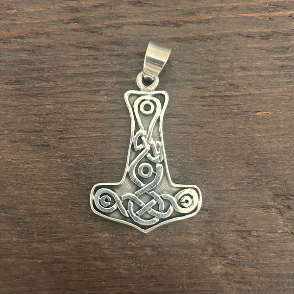 Viking / Thor's Hammer Sterling Silver Pendant