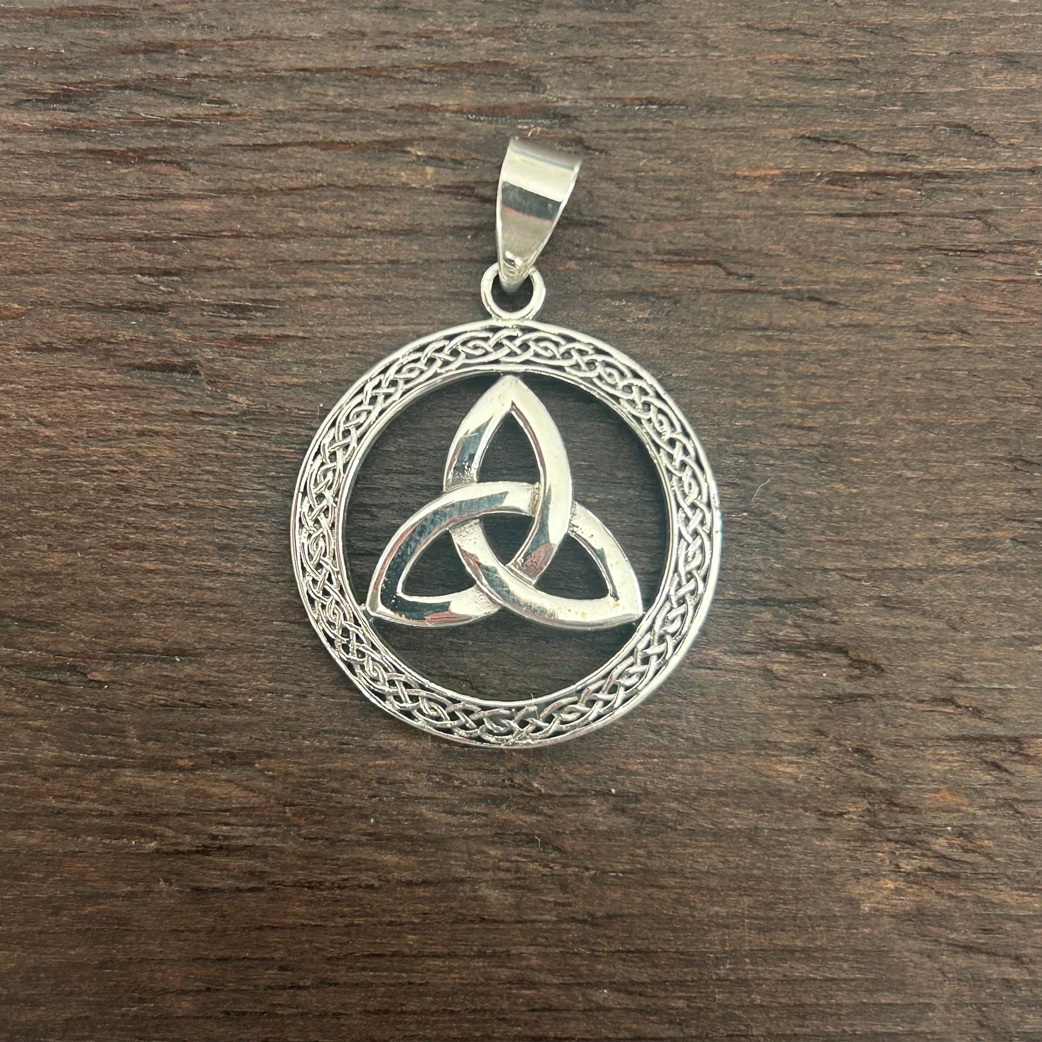 Celtic Knot Style Sterling Silver Pendant