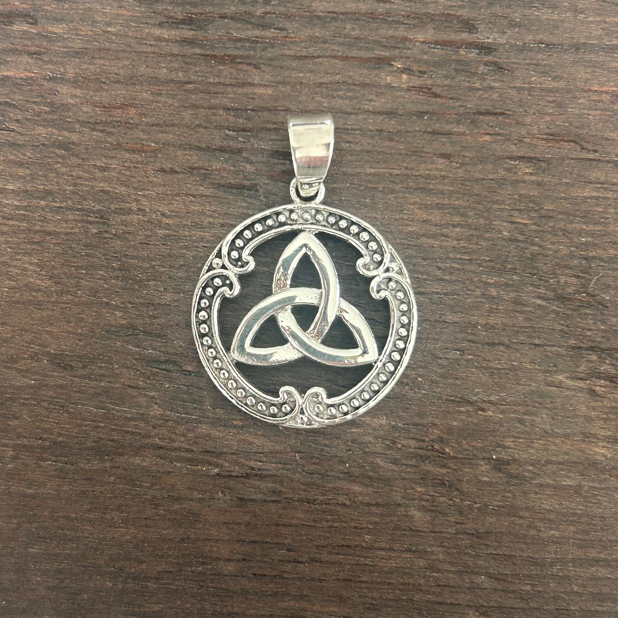 Celtic Knot Style Sterling Silver Pendant