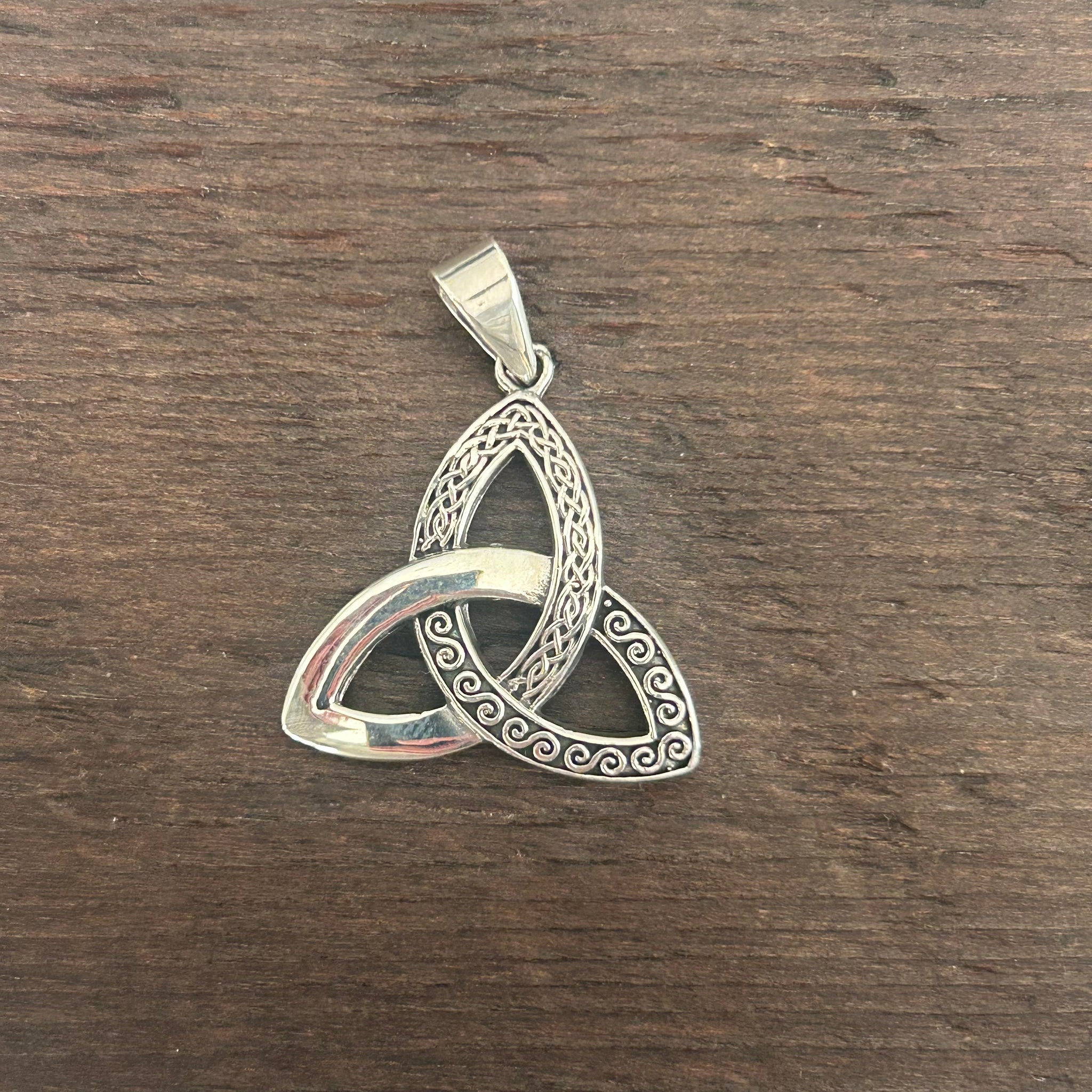 Celtic Knot Style Sterling Silver Pendant