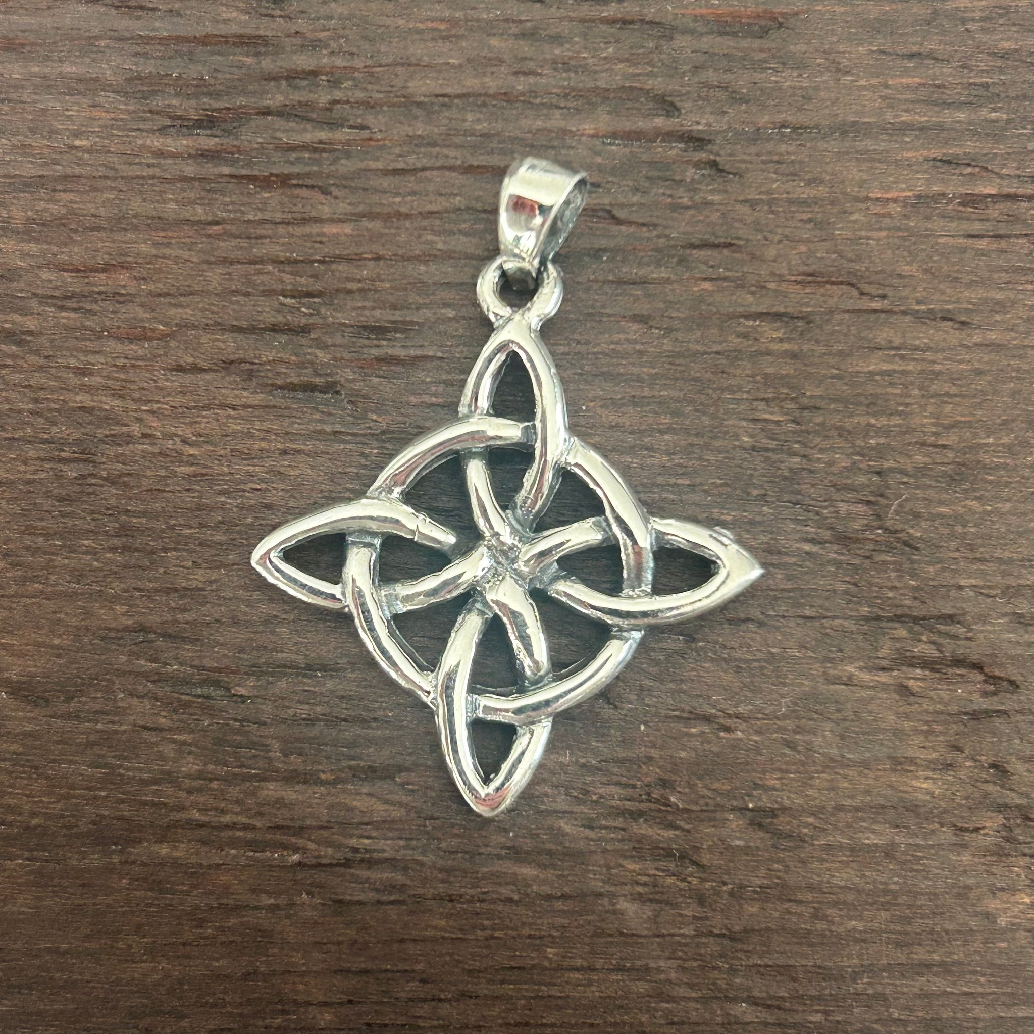 Celtic Knot Style Sterling Silver Pendant
