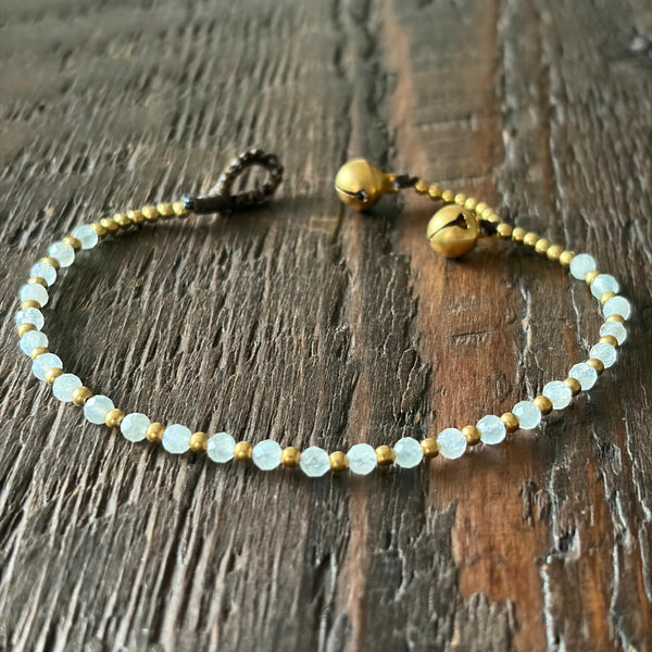 Soul-Led Handmade Crystal / Birthstone Bracelet - Moonstone / June