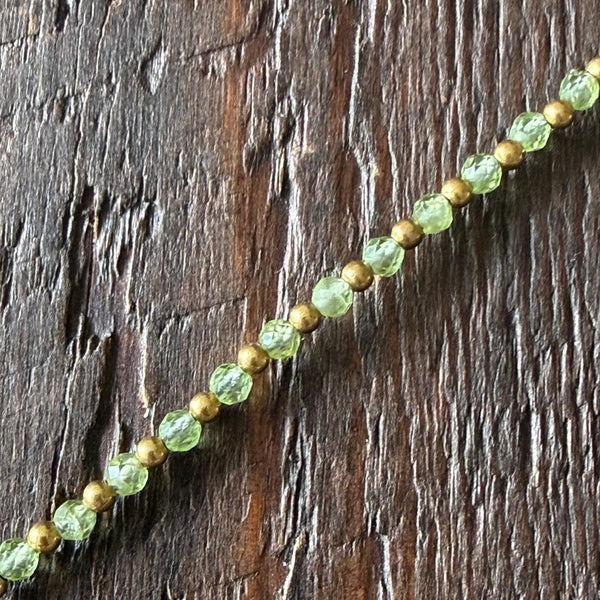 Soul-Led Handmade Crystal / Birthstone Bracelet - Peridot / August