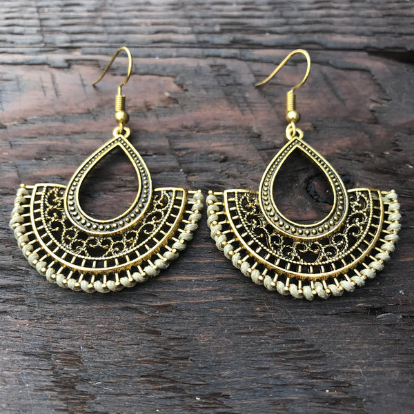 'Ethnic Vibes' Mandala Design Earrings