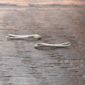 Sterling Silver 'Simplicity' Ear Climbers