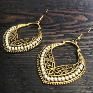 'Ethnic Vibes' Creole Design Earrings