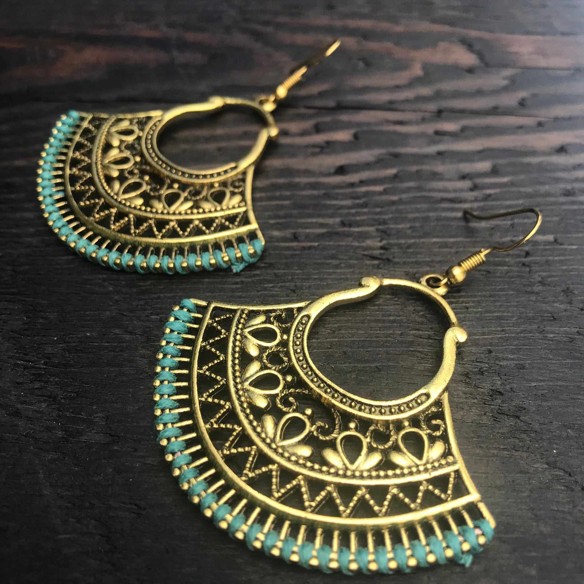 'Ethnic Vibes' Boho Mandala Design Earrings