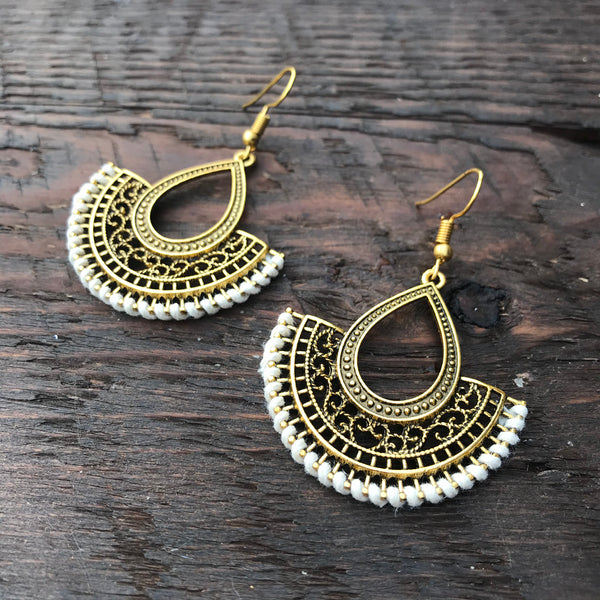 'Ethnic Vibes' Mandala Design Earrings