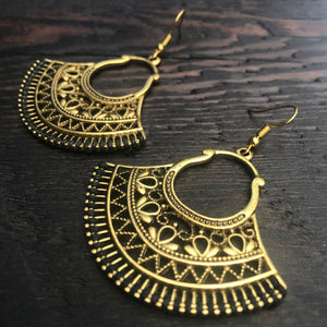 'Ethnic Vibes' Boho Mandala Design Earrings