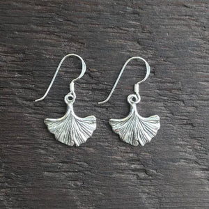 'Gengko' Sterling Silver Drop Earrings