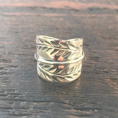 'Karen Hill Tribe' Sterling Silver Ring