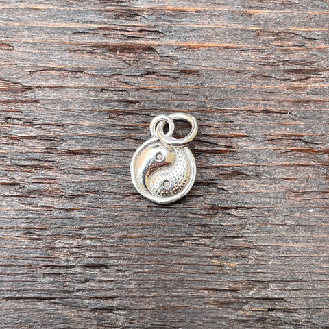 'Yin Yang' Sterling Silver Pendant