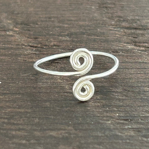 Sterling Silver Pinkie / Adjustable Ring *** NEW ***