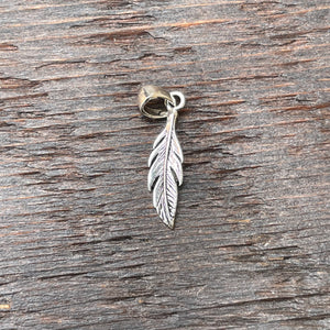 'Feather' Sterling Silver Pendant