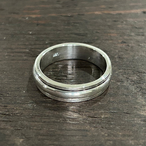 Sterling Silver Fidget / Spinning Ring