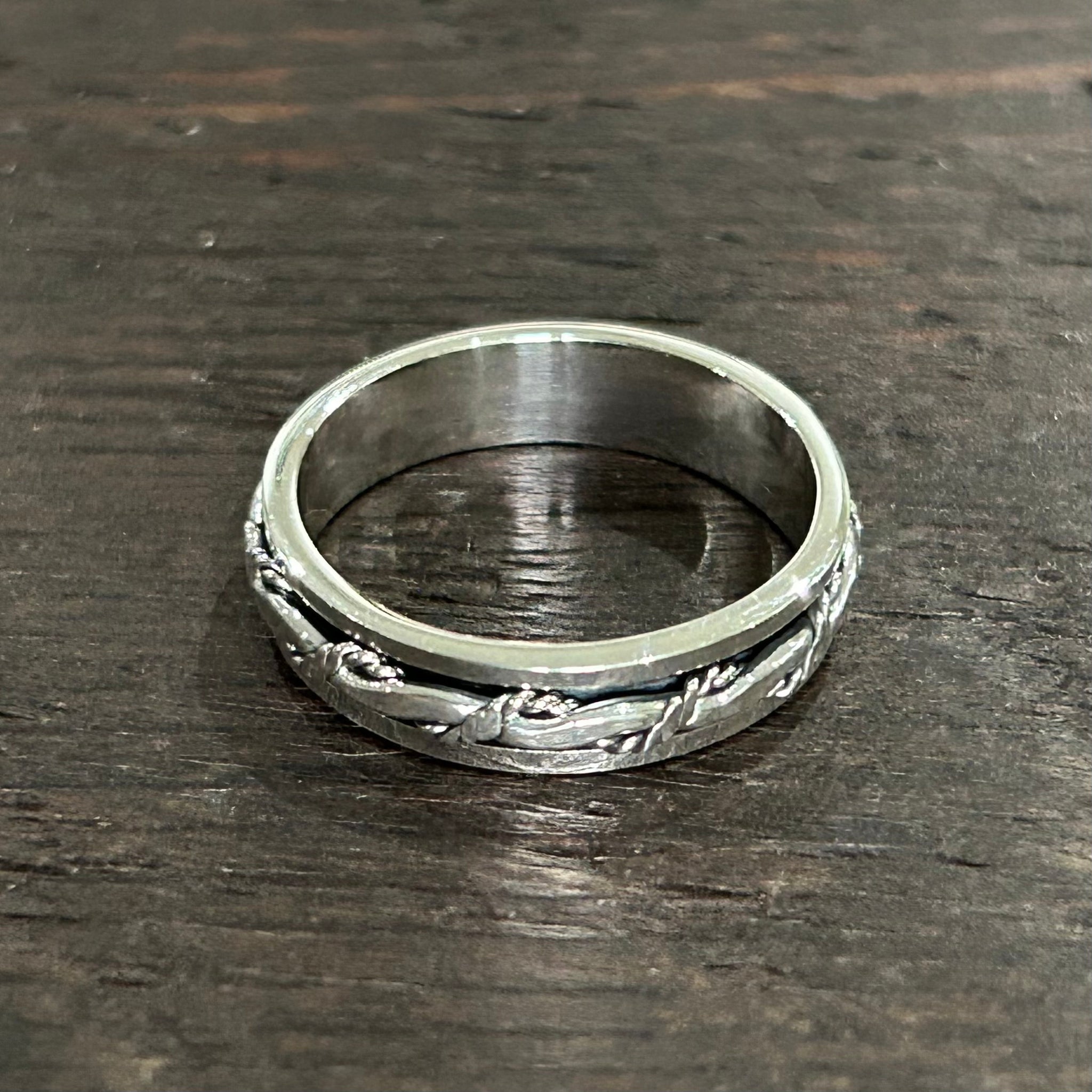 Sterling Silver Fidget / Spinning Ring