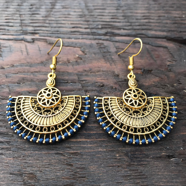 'Ethnic Vibes'  Oriental Mandala Design Earrings