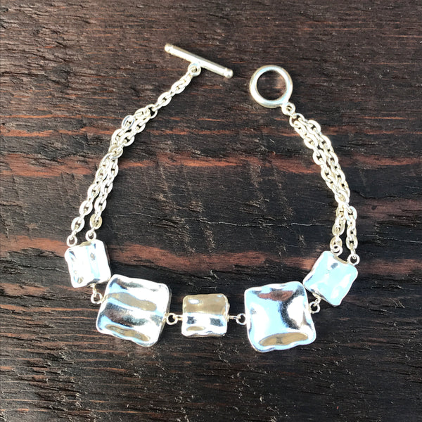 'Natura Water' Sterling Silver Bracelet