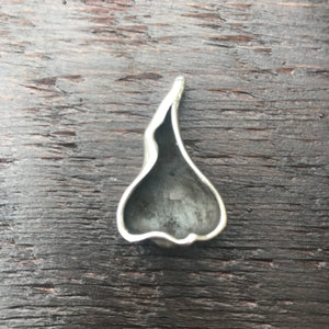 'Luna' Abstract Design Sterling Silver Pendant